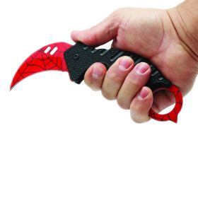Karambit 5.25" Knife (model: Purple Galaxy)