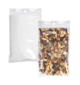 Pack of 1000 Zipper Bags with Hang Hole (Color: Clear)