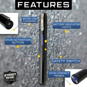 Pain Pen 25,000,000* Stun Gun (Color: silver)